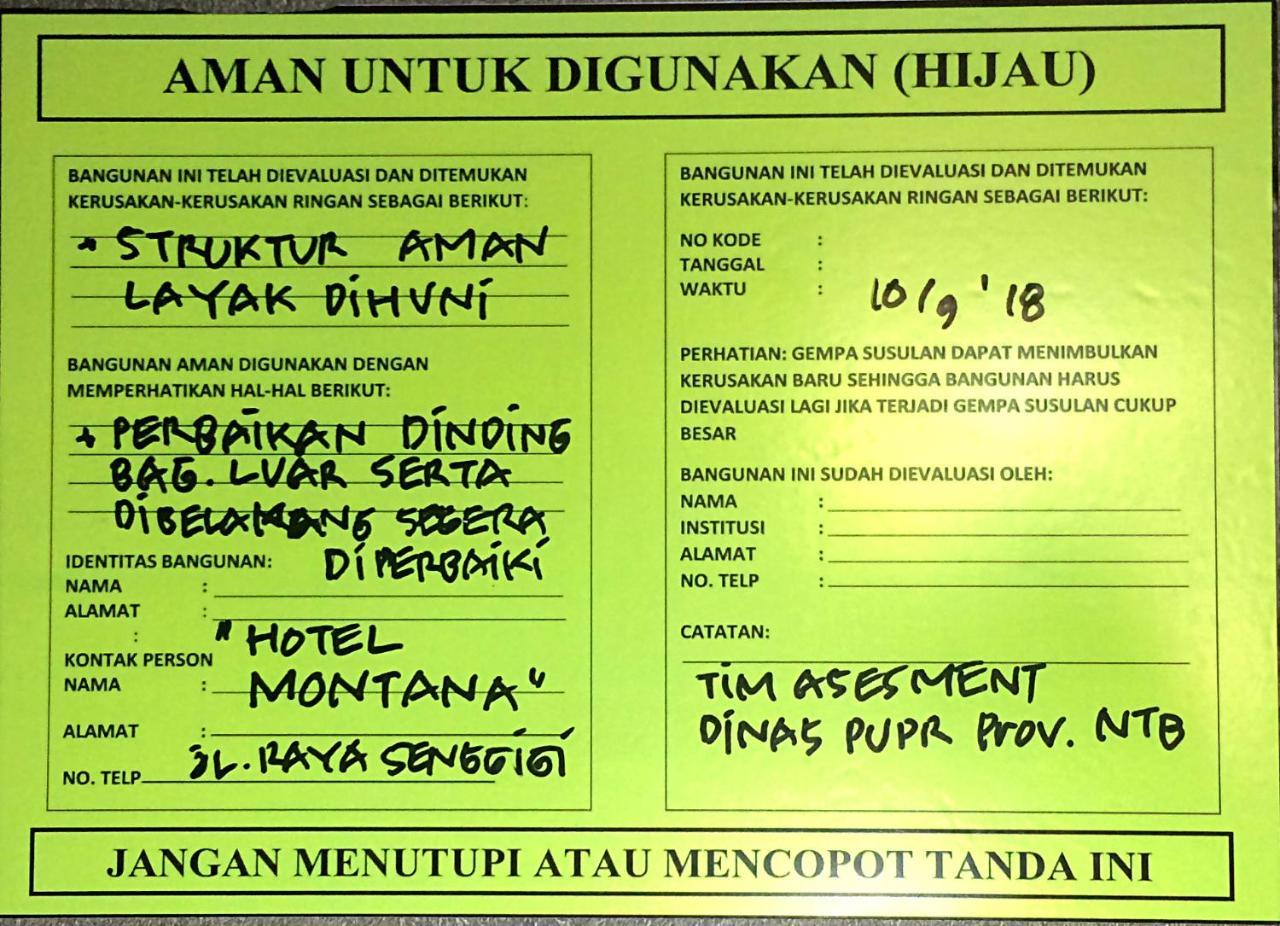 Montana Premier Senggigi Ξενοδοχείο Εξωτερικό φωτογραφία